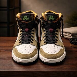 2022 Air Jordan 1 Zoom Comfort 'Neutral
Olive Cherrywood